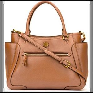 Tory Burch Frances Small Tote Leather Satchel